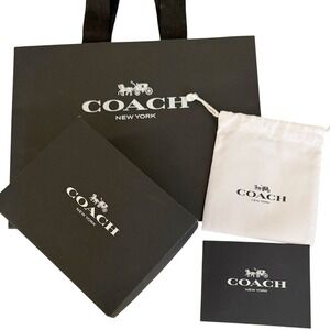 Coach 4 pc gift packaging bag set